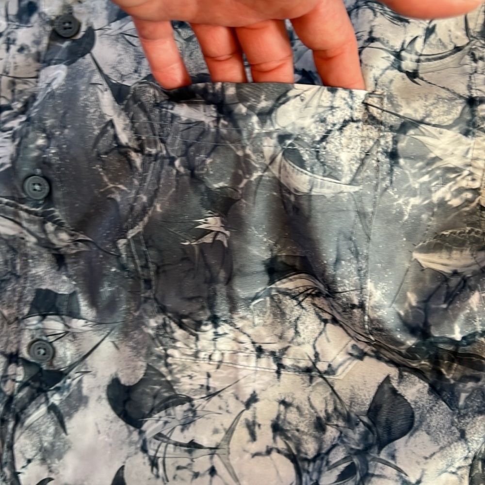 Guy Harvey Sailfish Button Performance Fishing Sh… - image 6